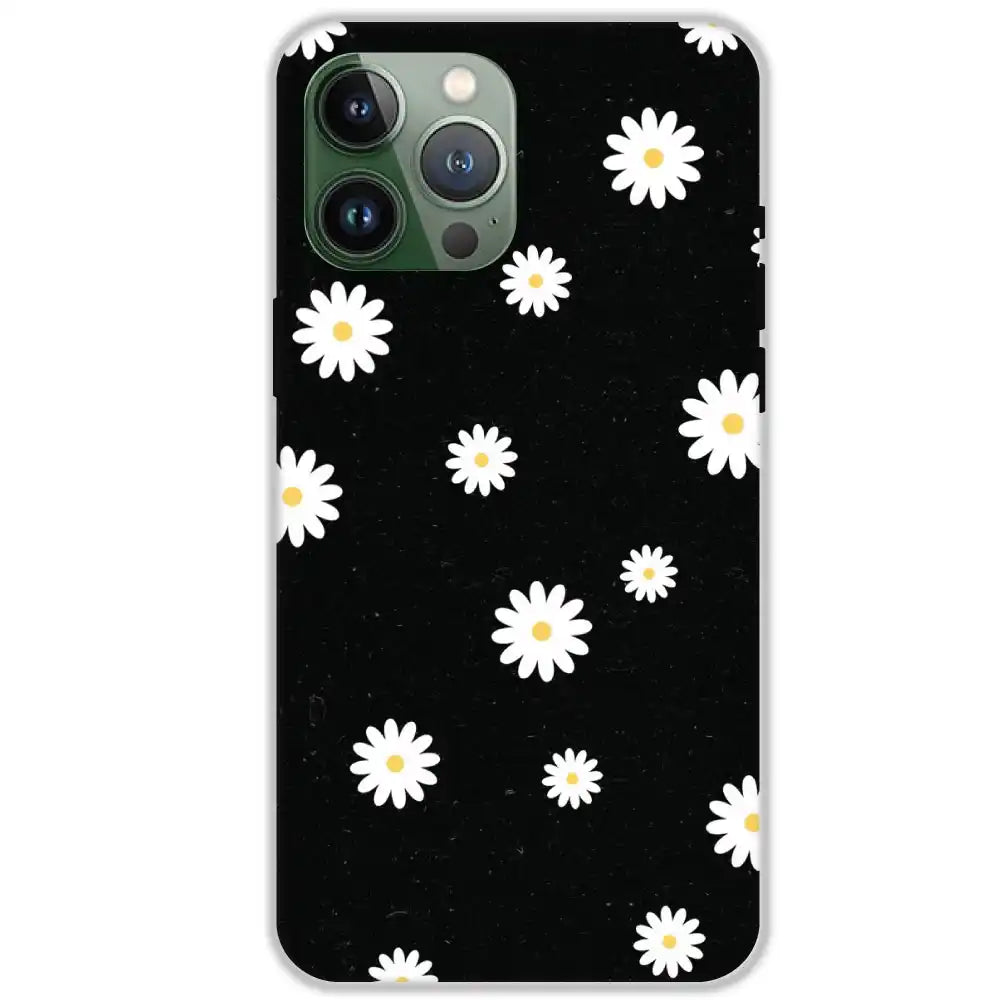 White And Black Flower - Hard Cases For Apple iPhone 11 Pro