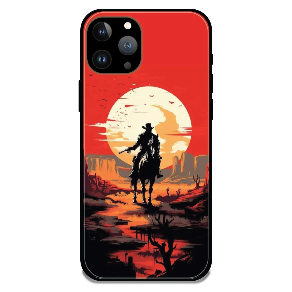 'Cowboy - Glossy Metal Silicone Case For Apple iPhone 11 Pro