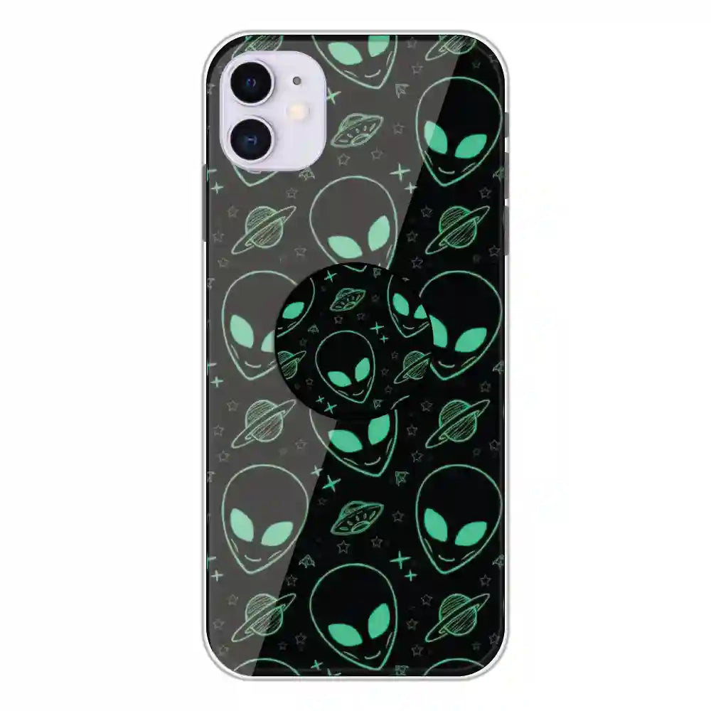Aliens - Silicone Grip Case For Apple iPhone 11