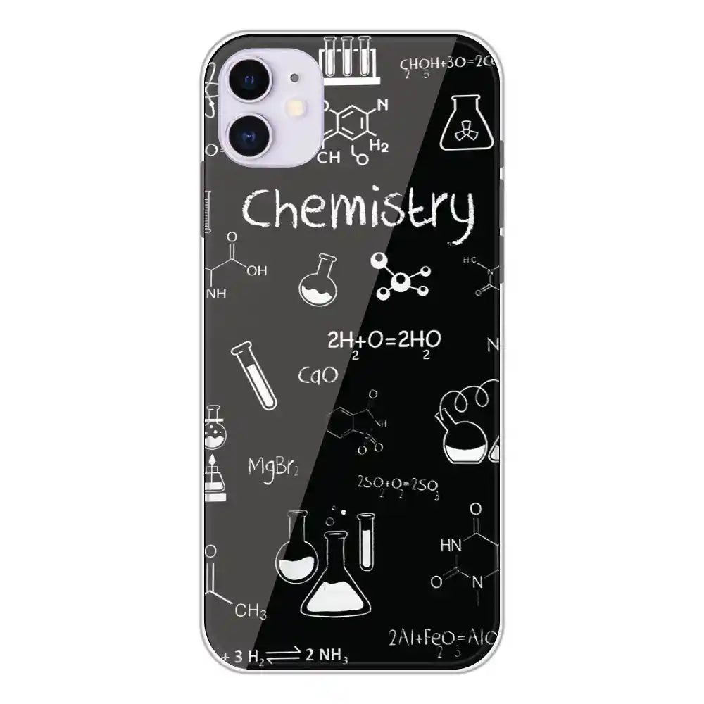 Chemistry - Printed Silicone Case For Apple iPhone 11