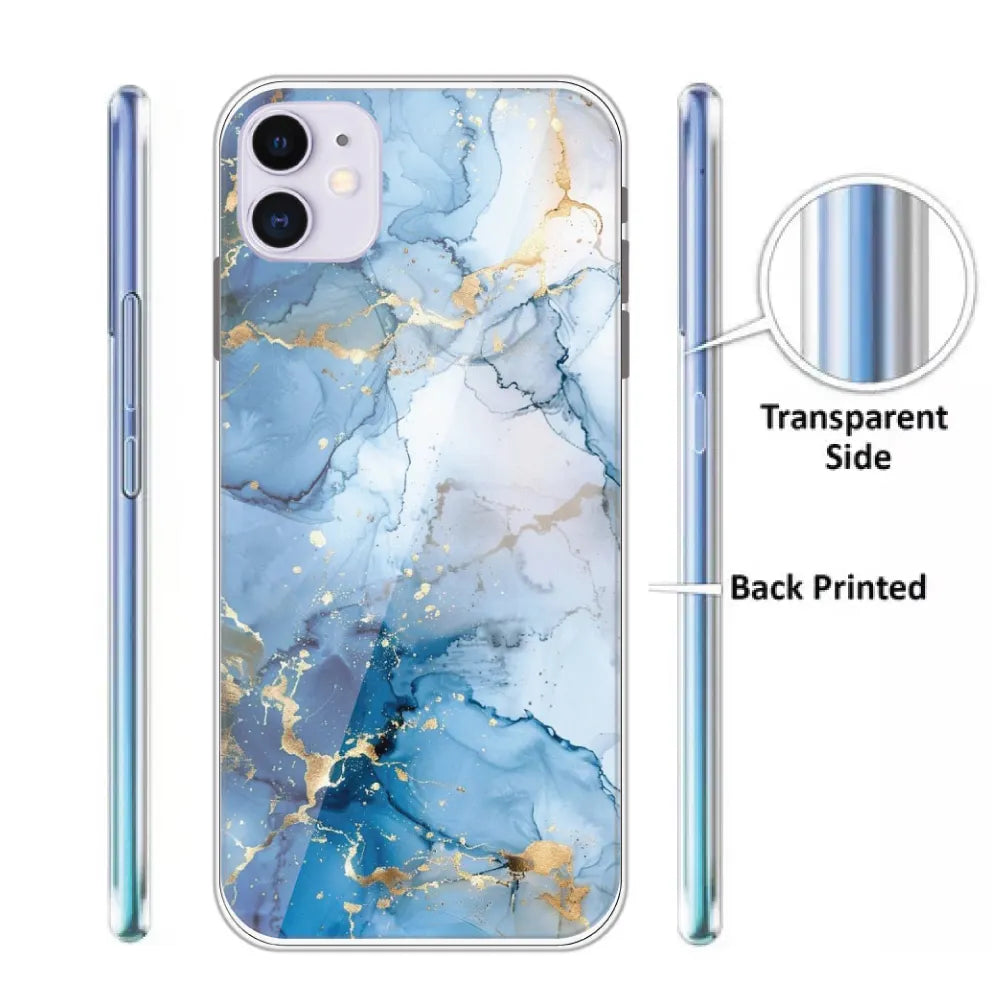 Blue Marble - Printed Silicone Case For Apple iPhone Infographic