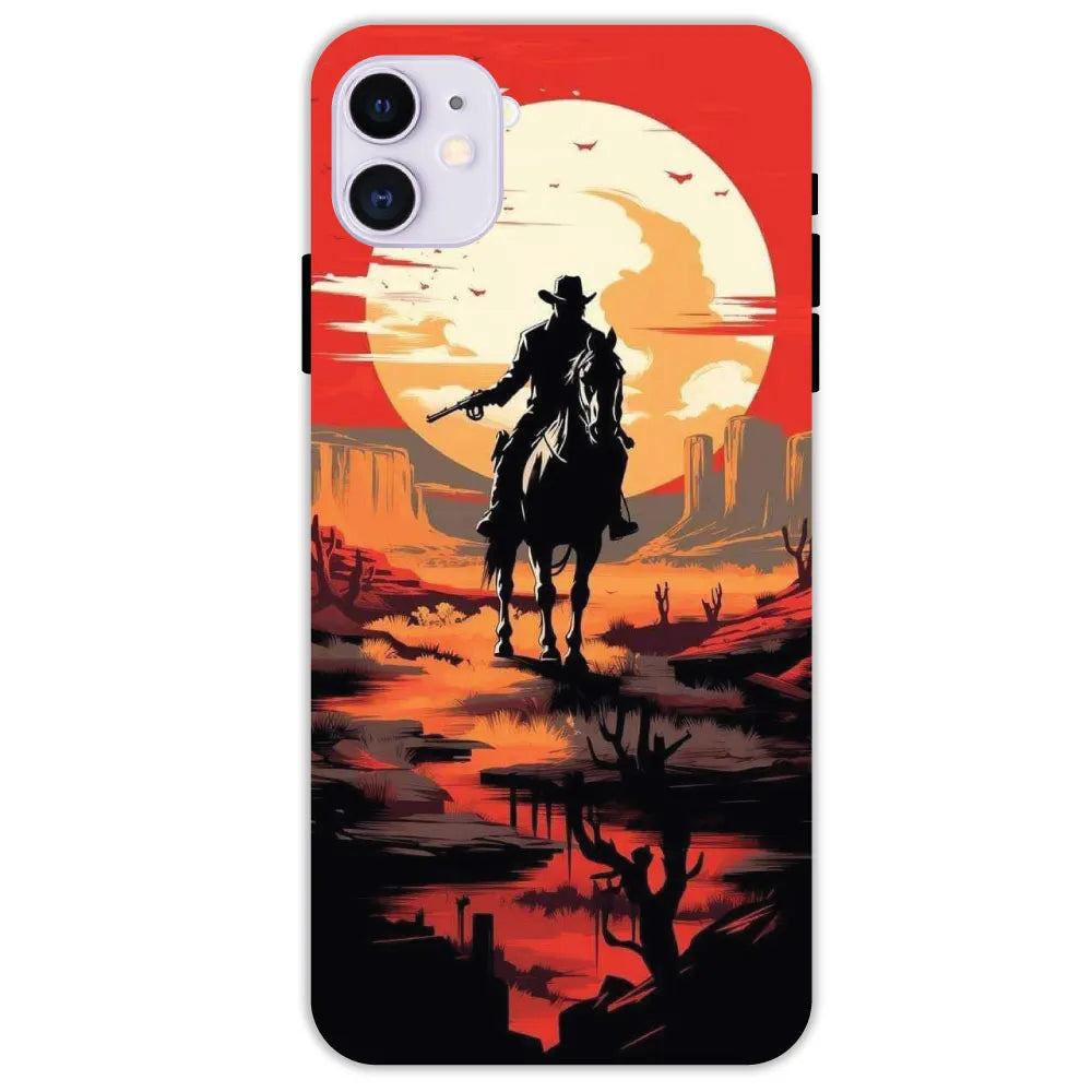 Cowboy and Horse - Hard Cases For Apple iPhone 11
