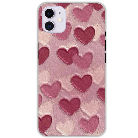 Pastel Hearts Love - Hard Cases For Apple iPhone 11