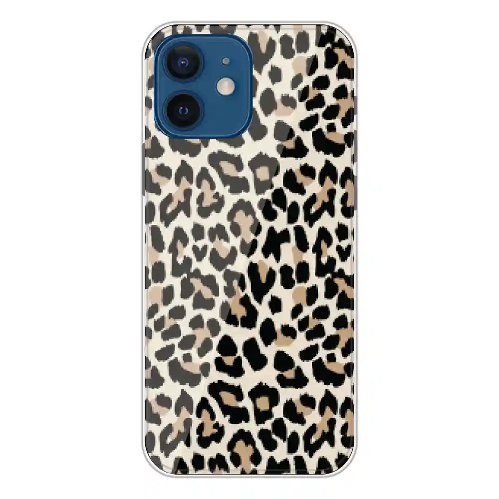 Leopard Print - Printed Silicone Case For Apple iPhone 12 Mini