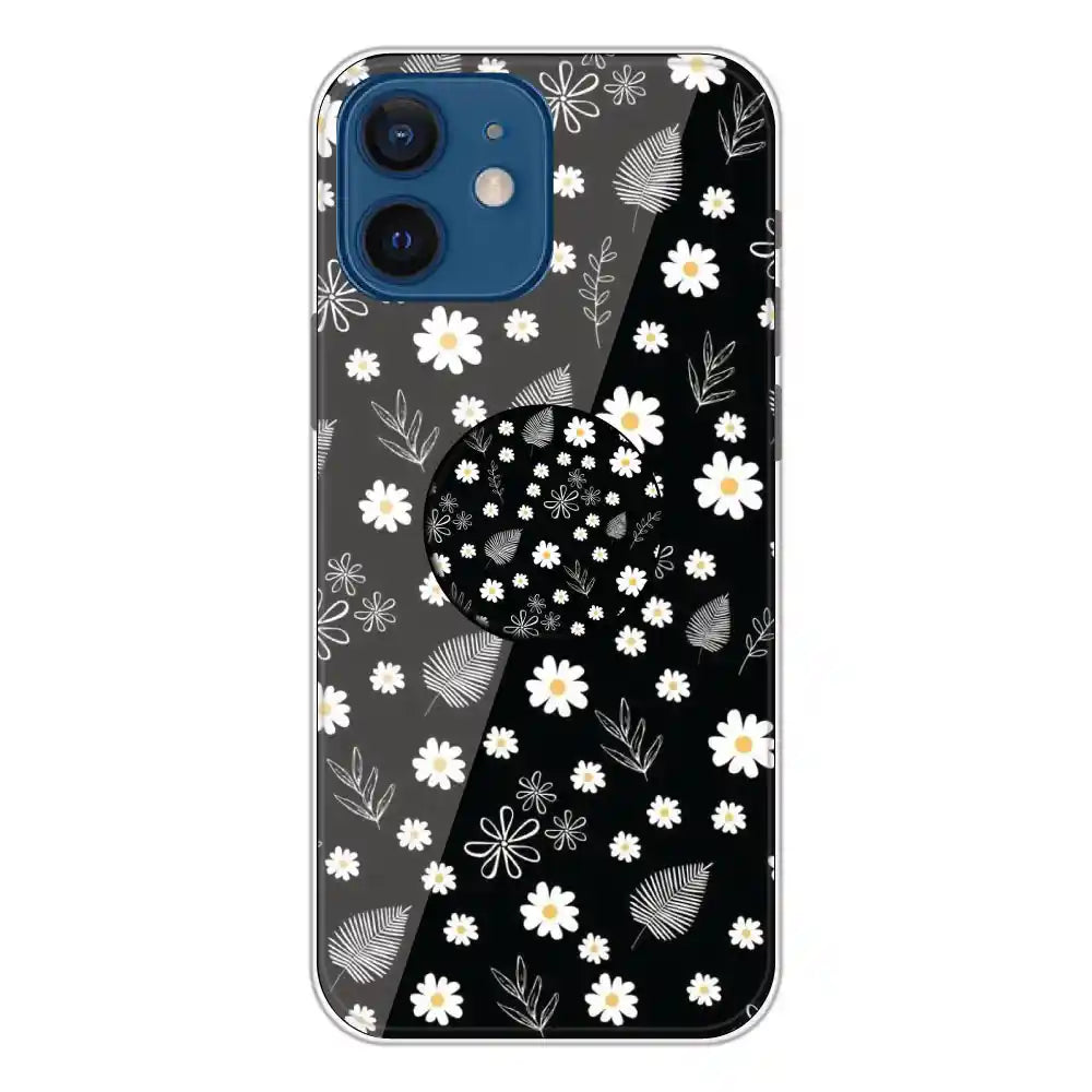 Daisies - Silicone Grip Case For Apple iPhone 12 Mini