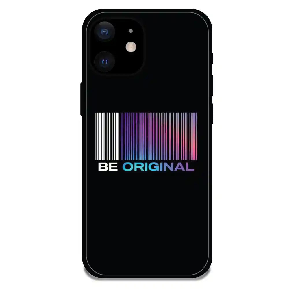 'Be Original - Glossy Metal Silicone Case For Apple iPhone 12 Mini