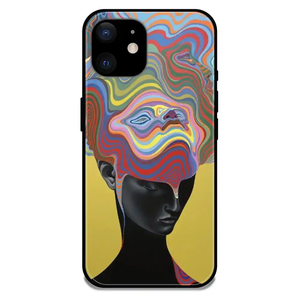 'Explosion - Glossy Metal Silicone Case For Apple iPhone 12 Mini