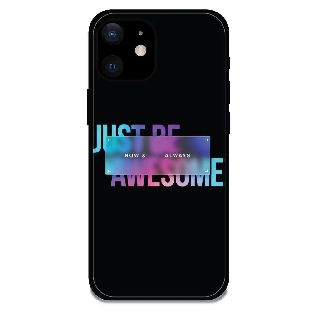 'Now And Always - Glossy Metal Silicone Case For Apple iPhone 12 Mini