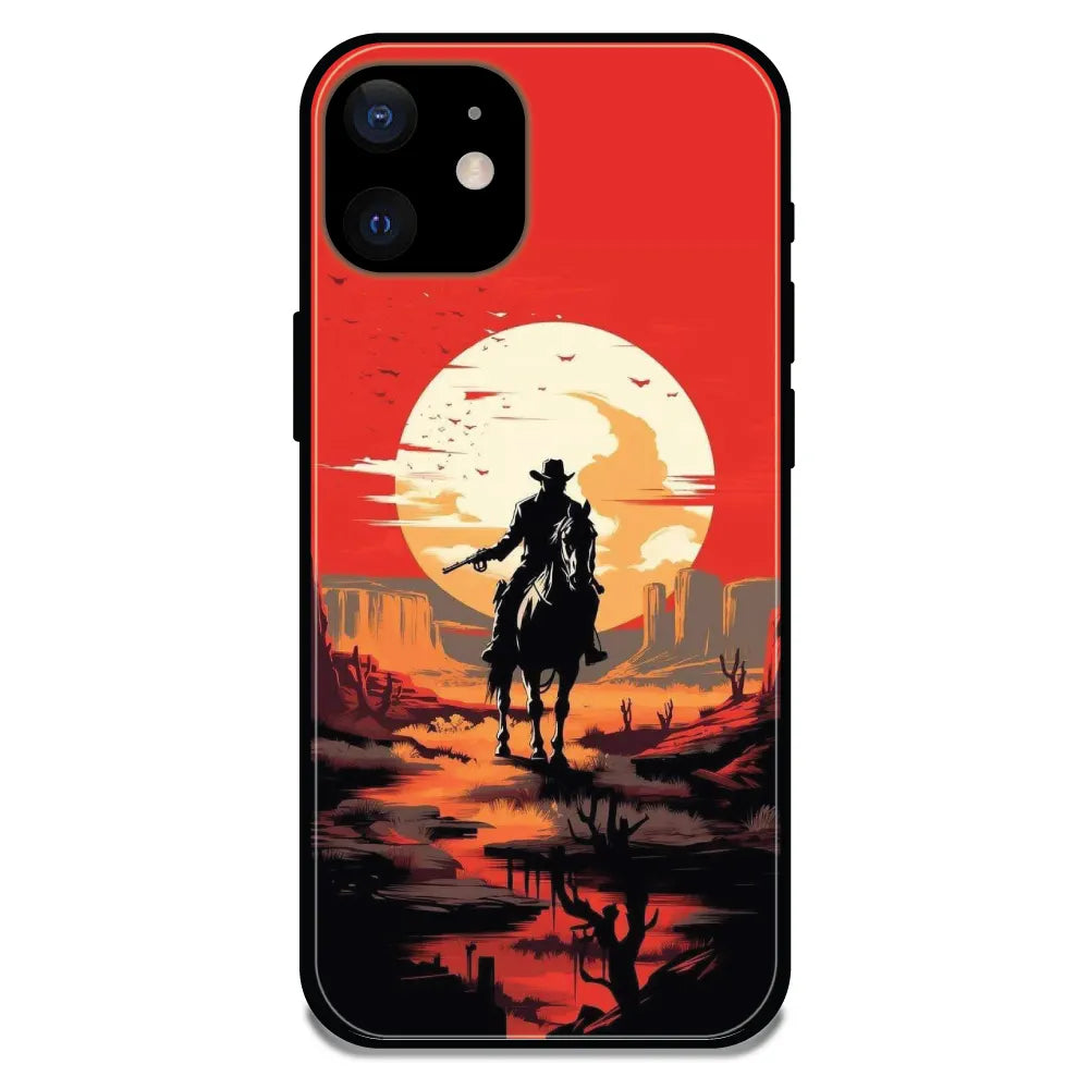 'Cowboy - Glossy Metal Silicone Case For Apple iPhone 12 Mini