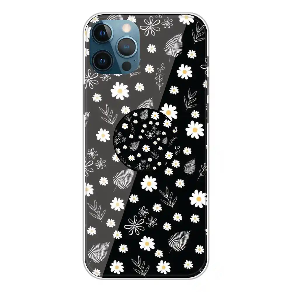 Daisies - Silicone Grip Case For Apple iPhone 12 Pro Max