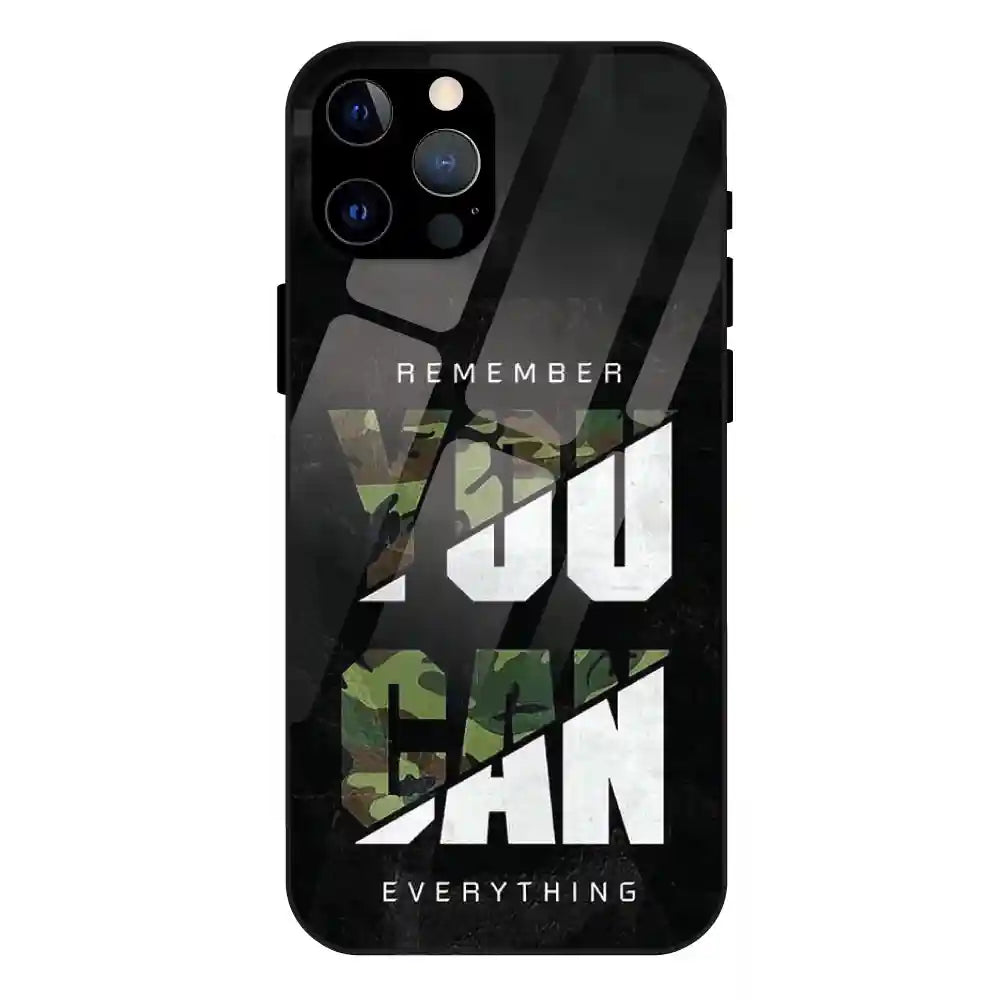 'You Can Do Everything - Glass Case For Apple iPhone 12 Pro Max