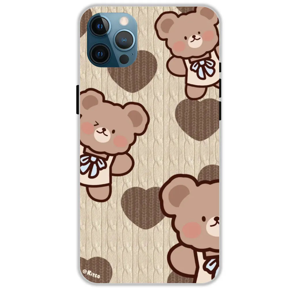 Teddy Heart - Hard Cases For Apple iPhone 12 Max