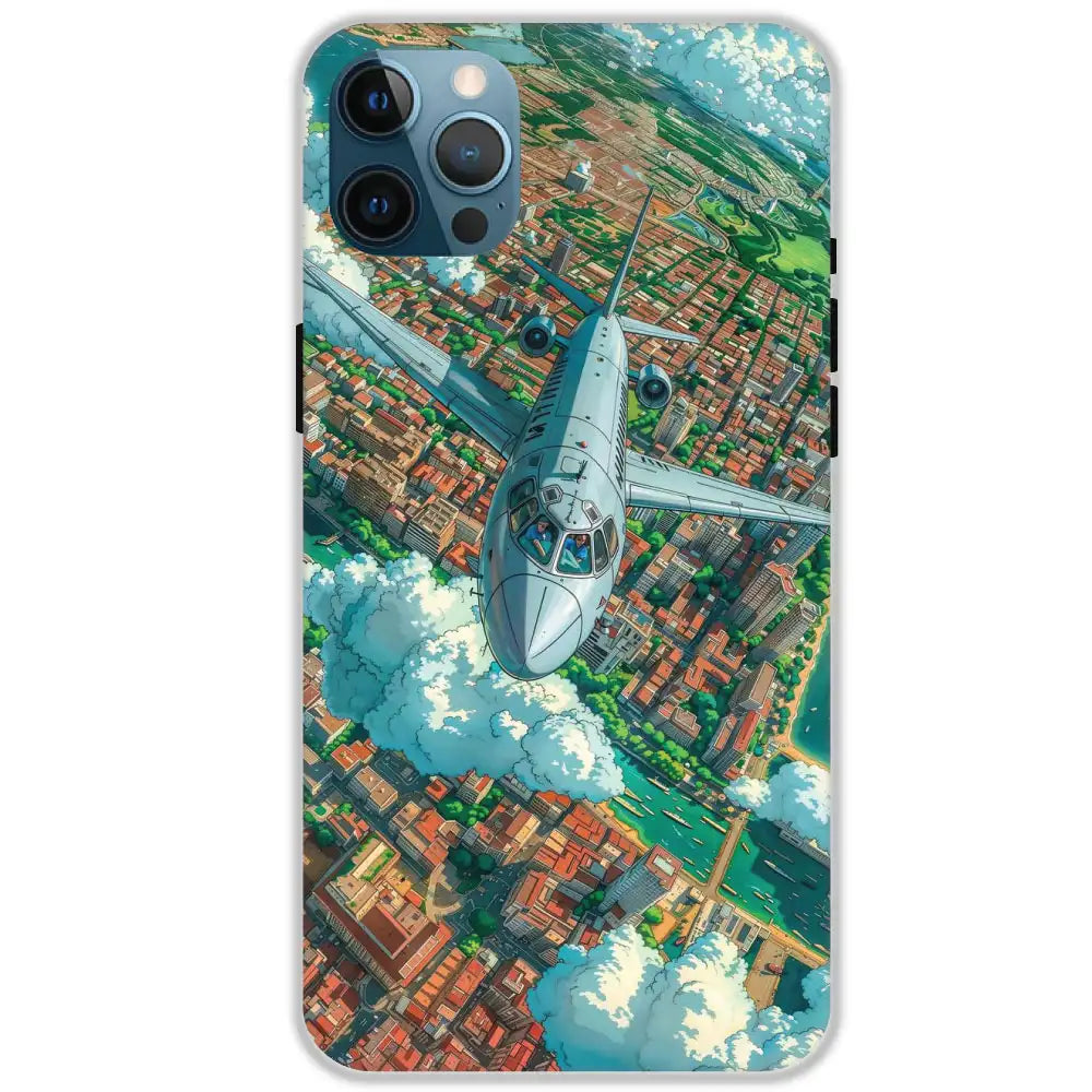 Flying Over City - Hard Cases For Apple iPhone 12 Pro Max