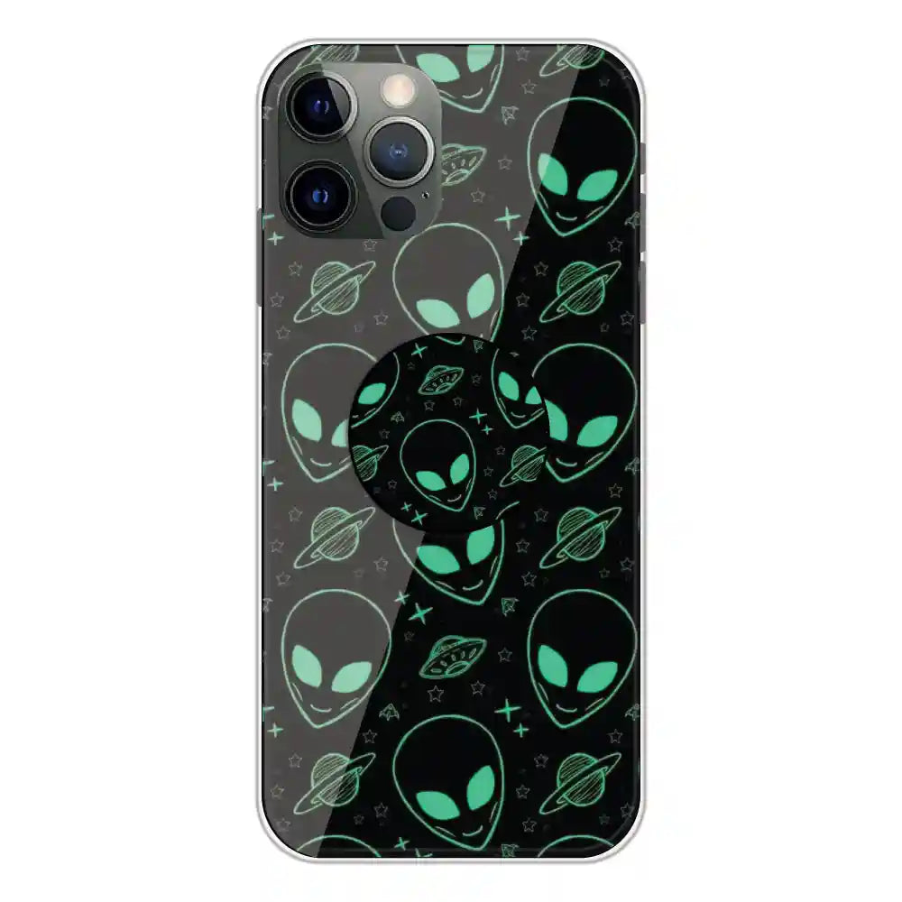 Aliens - Silicone Grip Case For Apple iPhone 12 Pro