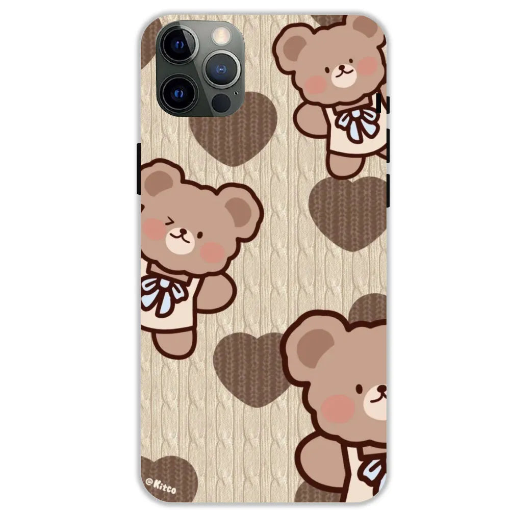 Teddy Heart - Hard Cases For Apple iPhone 12 Pro
