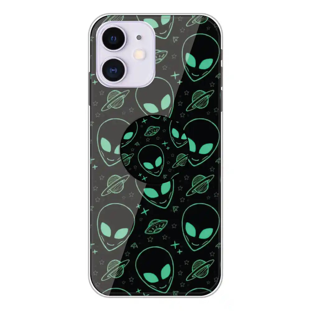 Aliens - Silicone Grip Case For Apple iPhone 12