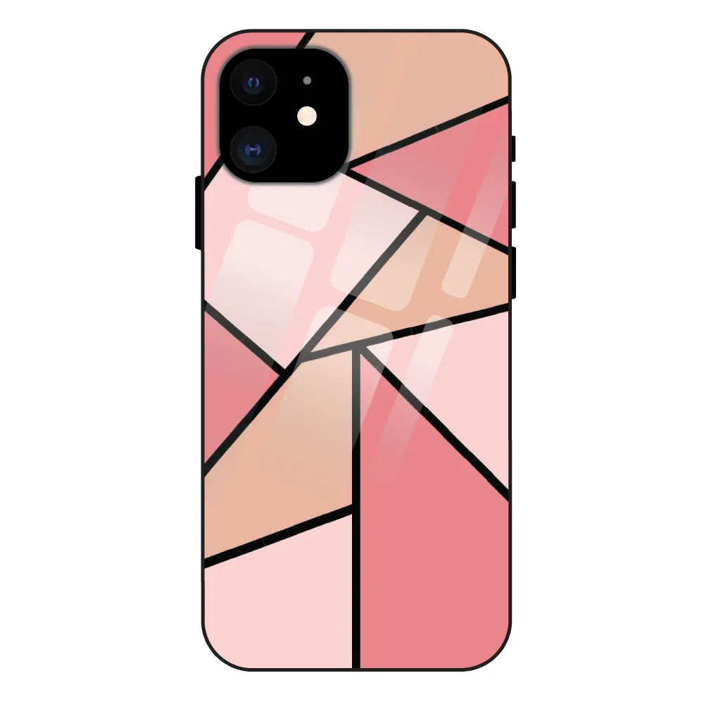 Triangles - Glass Case For Apple iPhone 12