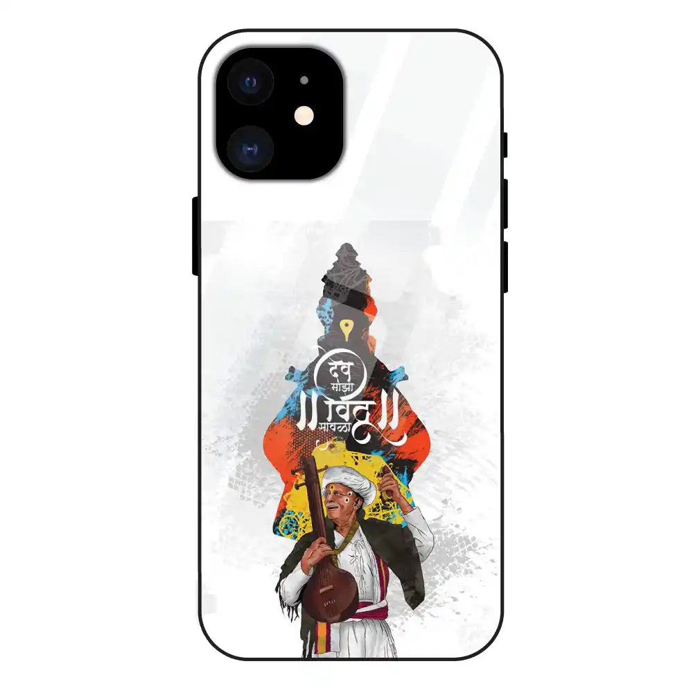 'Lord Vitthal - Glass Case For Apple iPhone 12