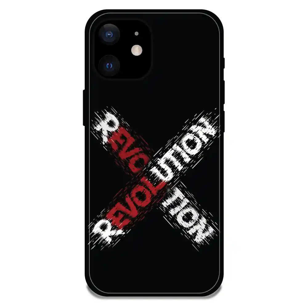 'Revolution - Glossy Metal Silicone Case For Apple iPhone 12 Mini