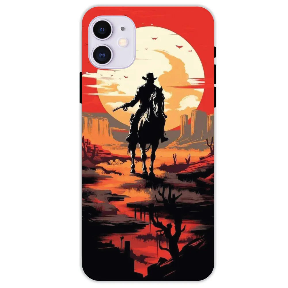 Cowboy and Horse - Hard Cases For Apple iPhone 12