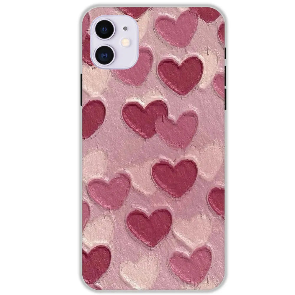 Pastel Hearts Love - Hard Cases For Apple iPhone 12