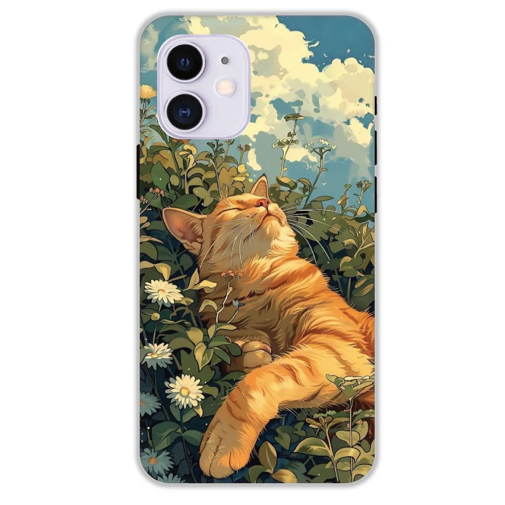 Garfield Sleeping - Hard Cases For Apple iPhone 12