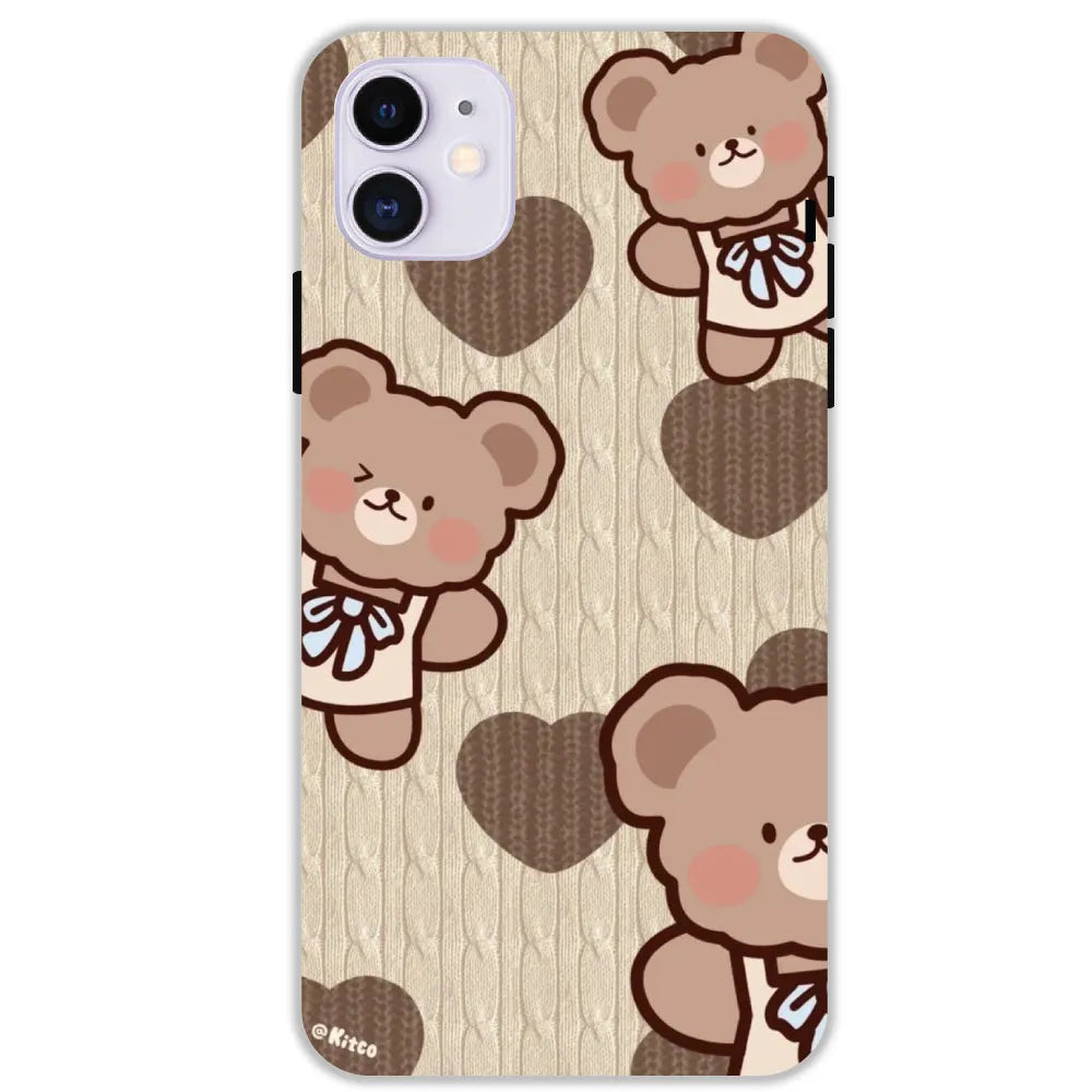 Teddy Heart - Hard Cases For Apple iPhone 12
