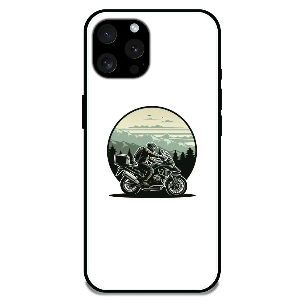 'Biker - Glossy Metal Silicone Case For Apple iPhone 13 Pro
