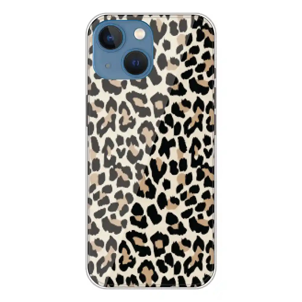 Leopard Print - Printed Silicone Case For Apple iPhone 13 Mini