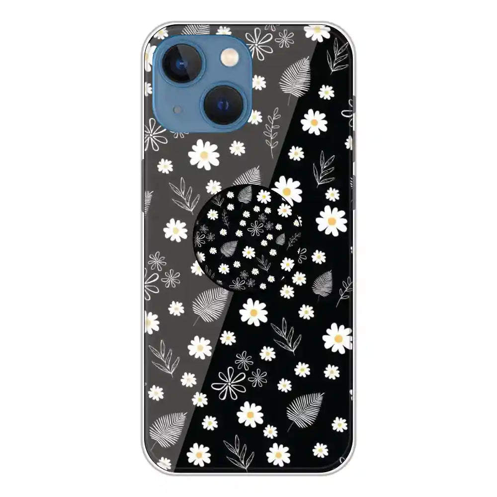 Daisies - Silicone Grip Case For Apple iPhone 13 Mini
