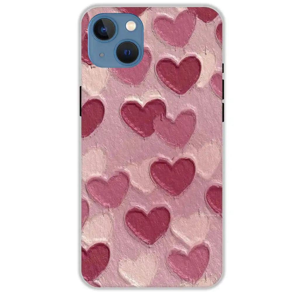 Pastel Hearts Love - Hard Cases For Apple iPhone 13 Mini