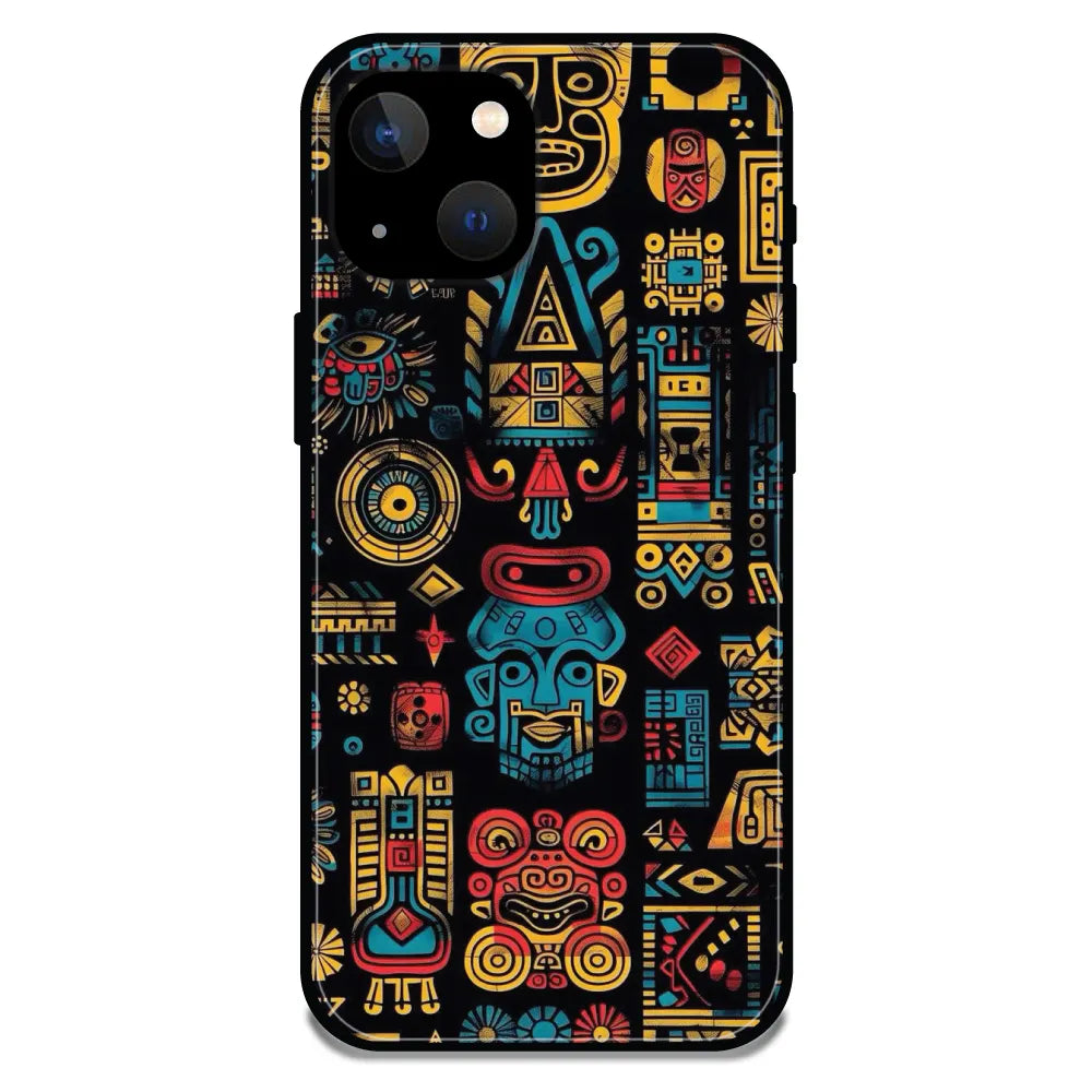 'Crepe Pattern - Glossy Metal Silicone Case For Apple iPhone 13 Mini