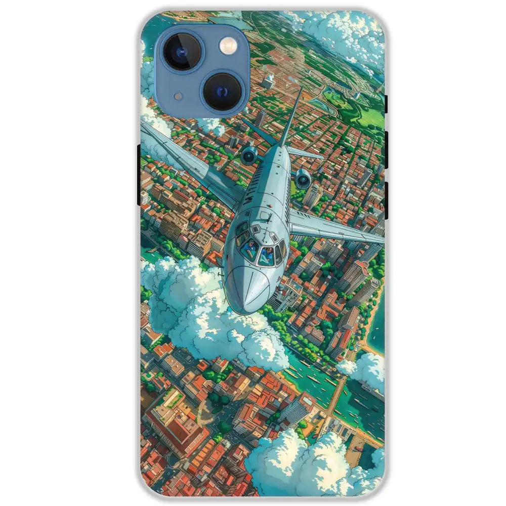Flying Over City - Hard Cases For Apple iPhone 13 Mini