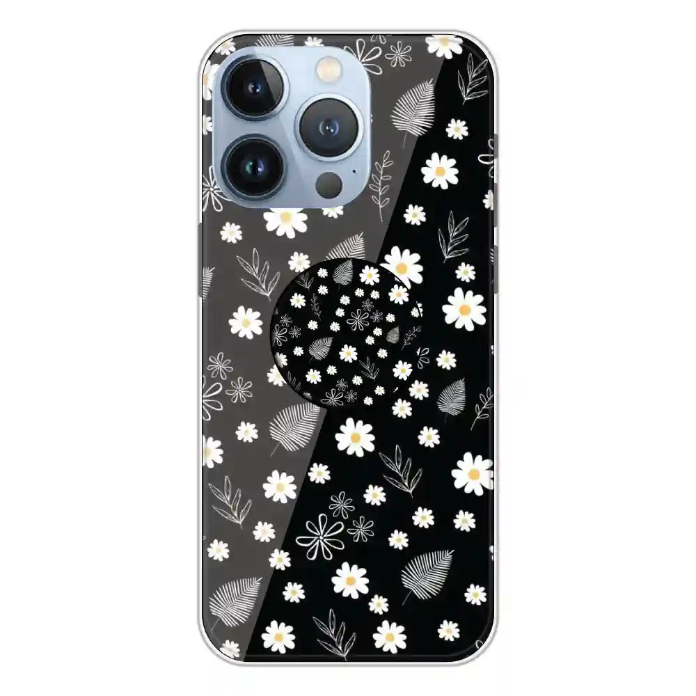 Daisies - Silicone Grip Case For Apple iPhone 13 Pro Max