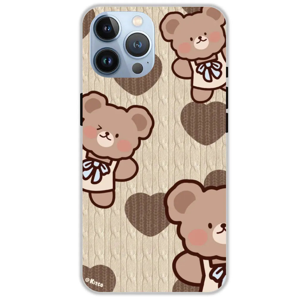 Teddy Heart - Hard Cases For Apple iPhone 13 Pro Max