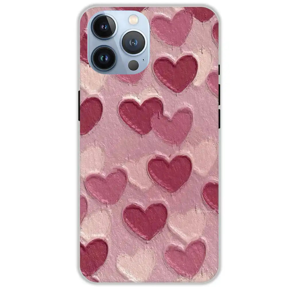 Pastel Hearts Love - Hard Cases For Apple iPhone 13 Pro Max
