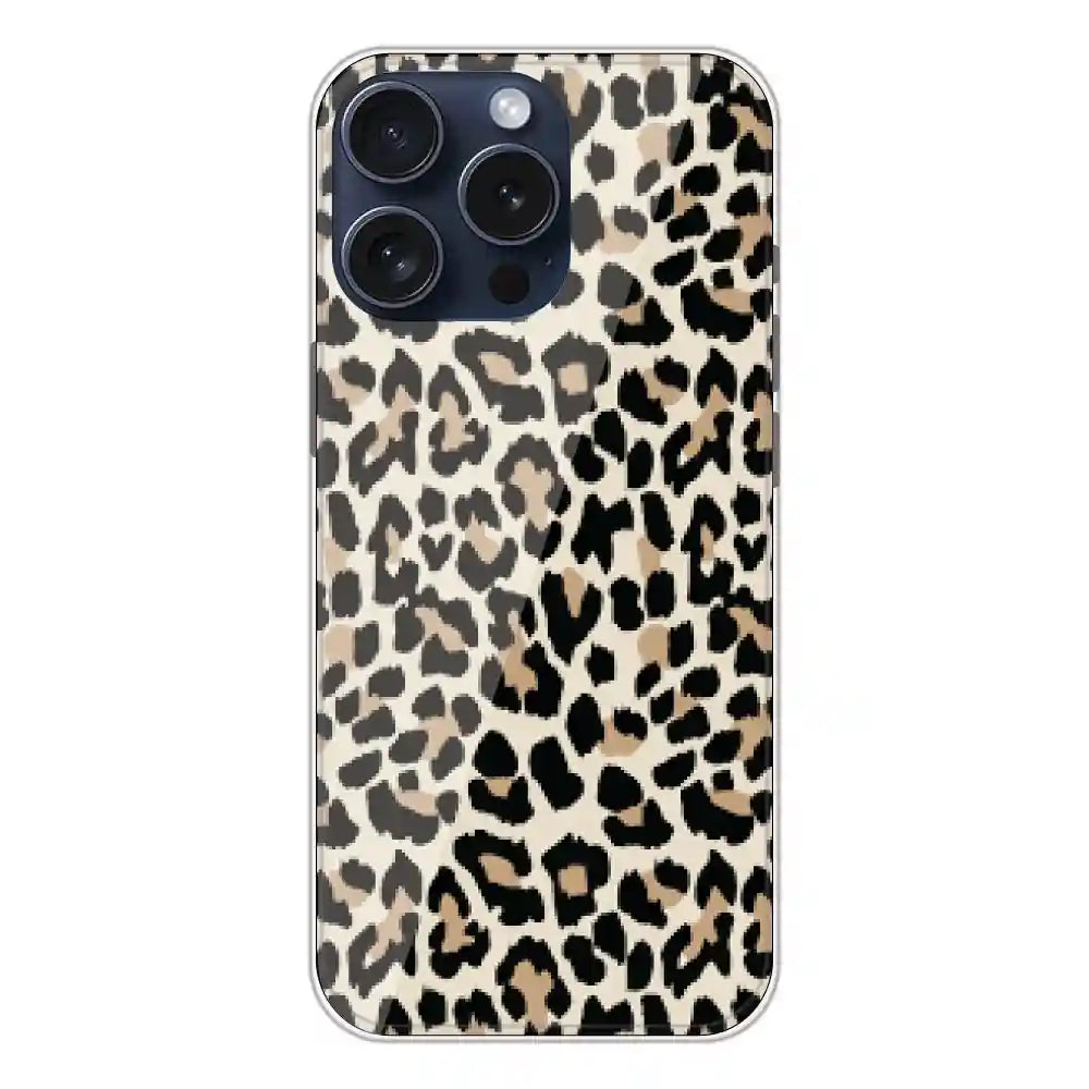 Leopard Print - Printed Silicone Case For Apple iPhone 13 Pro