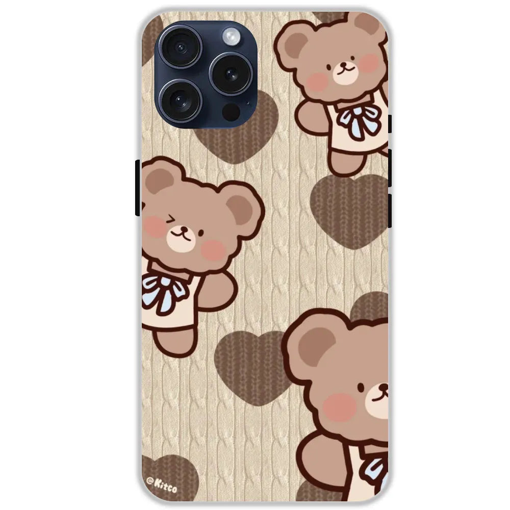 Teddy Heart - Hard Cases For Apple iPhone 13 Pro