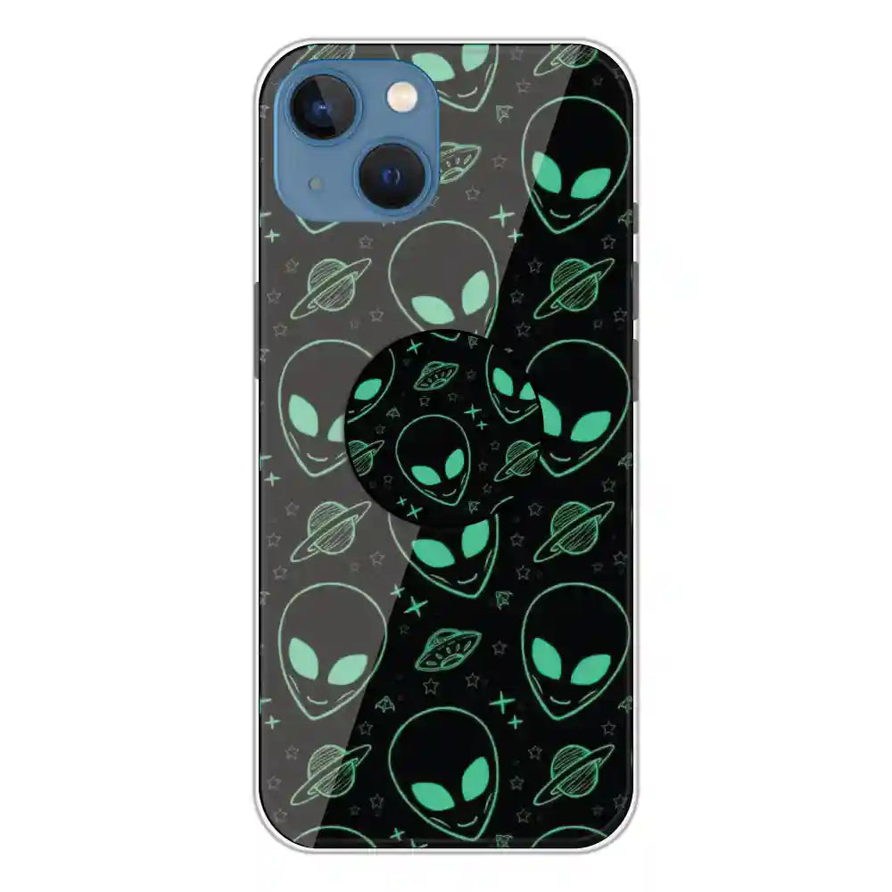 Aliens - Silicone Grip Case For Apple iPhone 13