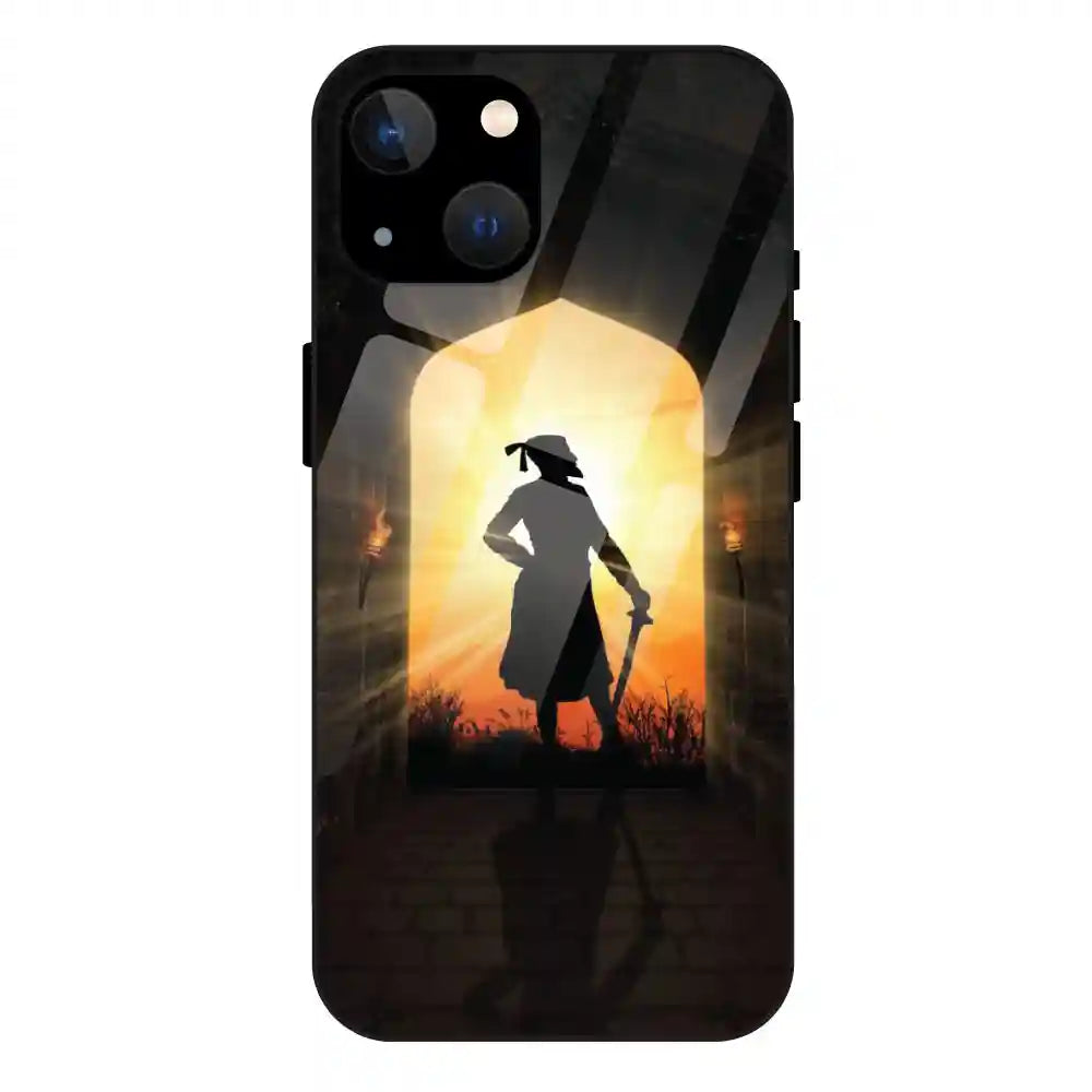 'Shivaji Maharaj - Glass Case For Apple iPhone 13