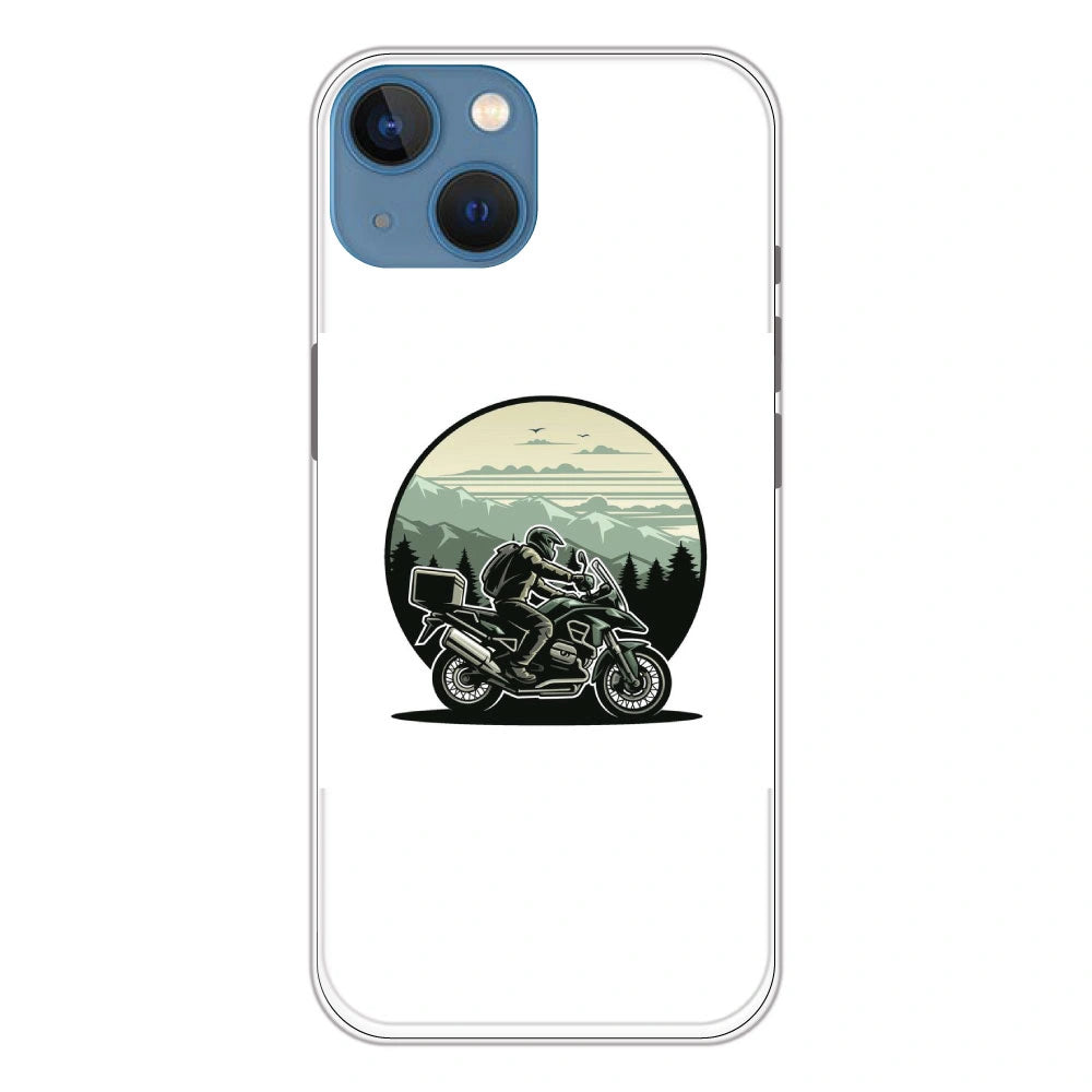 Biker - Printed Silicone Case For Apple iPhone 13