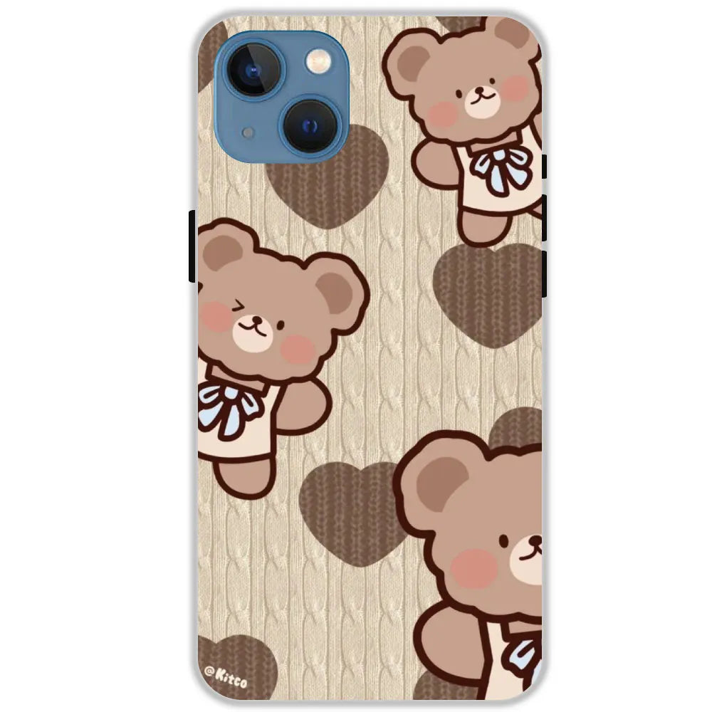 Teddy Heart - Hard Cases For Apple iPhone 13