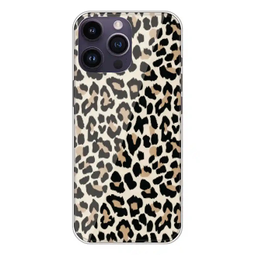 Leopard Print - Printed Silicone Case For Apple iPhone 14 Pro Max