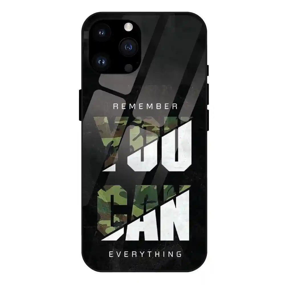 'You Can Do Everything - Glass Case For Apple iPhone 14 Pro Max