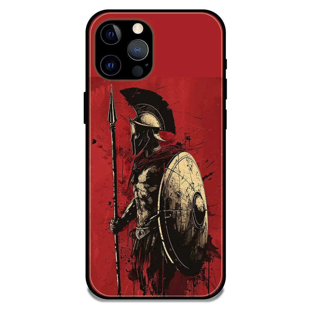 'War - Glossy Metal Silicone Case For Apple iPhone 14 Pro Max