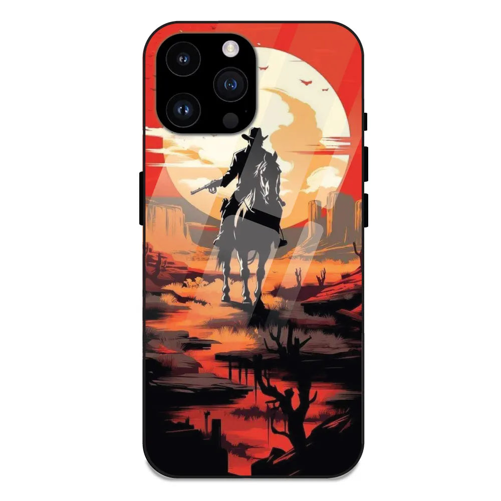 Cowboy - Glossy Metal Silicone Case For Apple iPhone 14 Pro Max