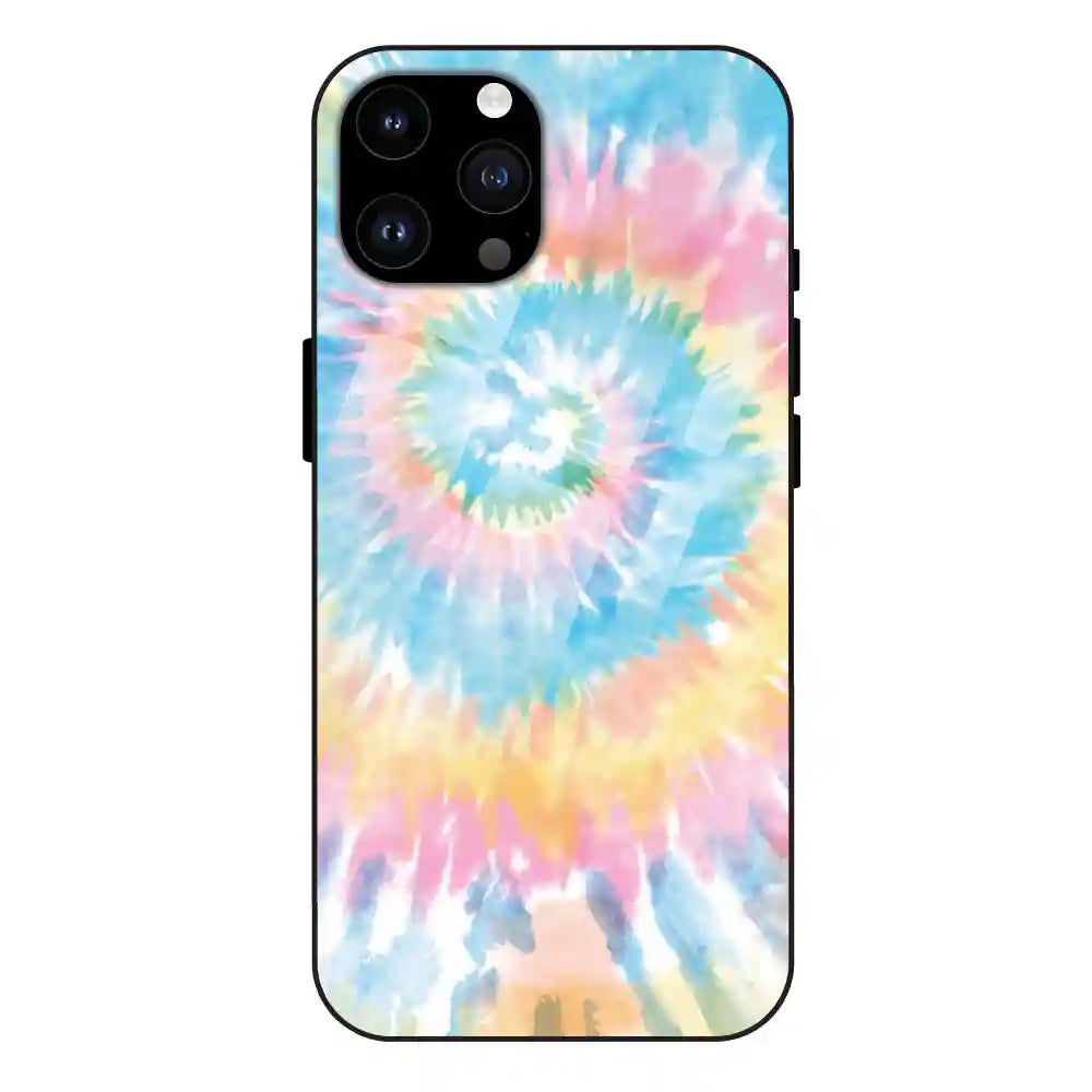 'Pastel Tie Dye - Glass Case For Apple iPhone 14 Pro
