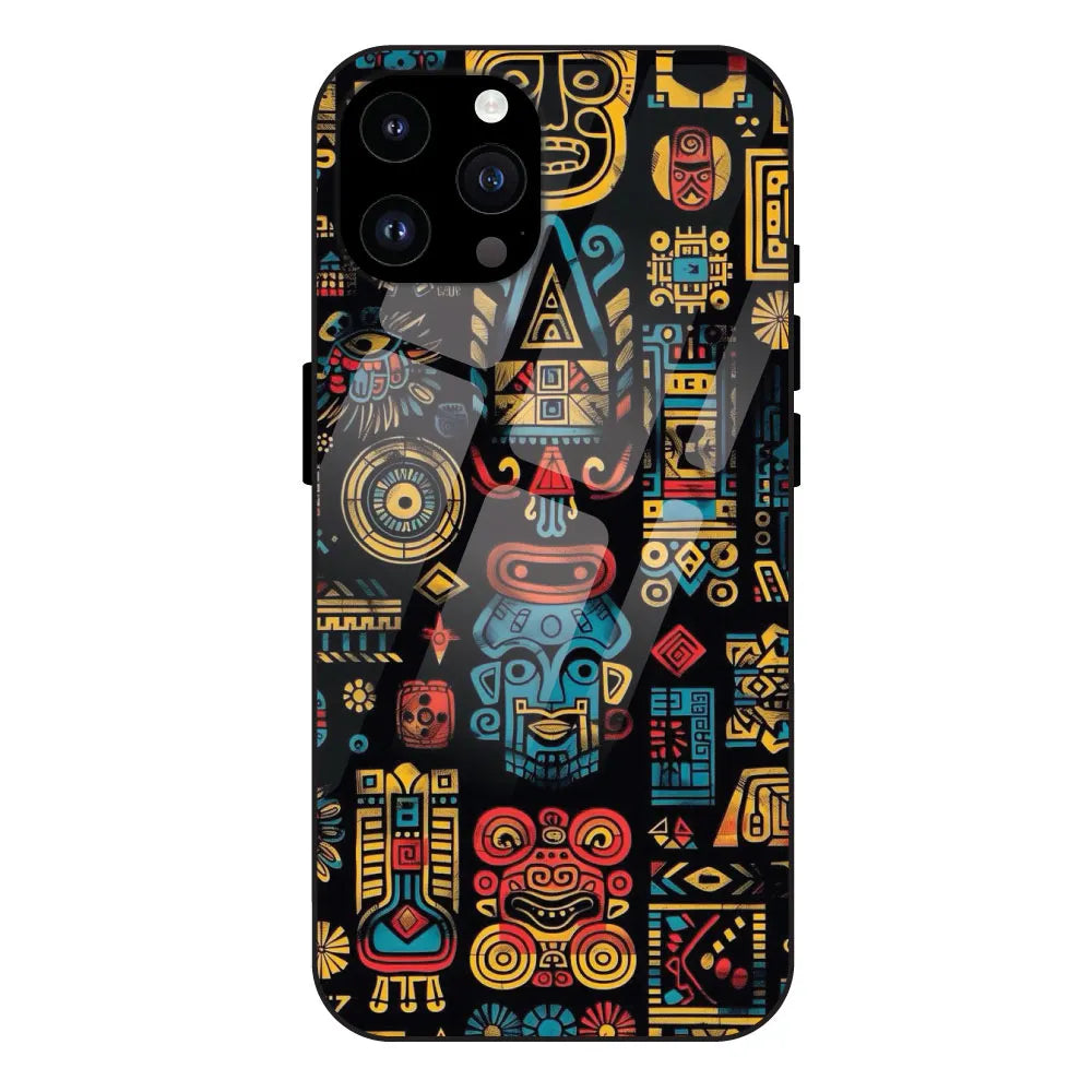 Crepe Pattern - Glossy Metal Silicone Case For Apple iPhone 14 Pro
