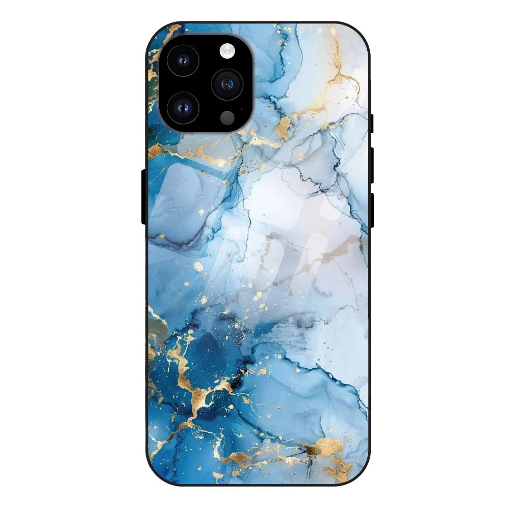Blue Marble - Glass Case For Apple iPhone 14 Pro