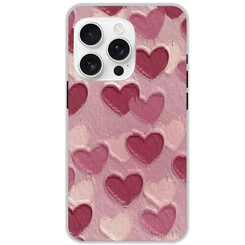 Pastel Hearts Love - Hard Cases For Apple iPhone 14 Pro